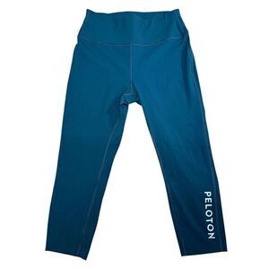 Peloton Essential Capri Leggings Athletic Trainers Women's Size‎ M in Teal